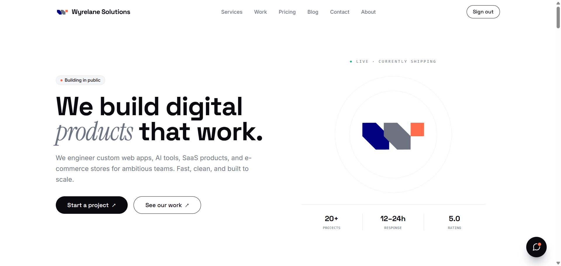 Wyrelane Solutions - Agency OS screenshot 1